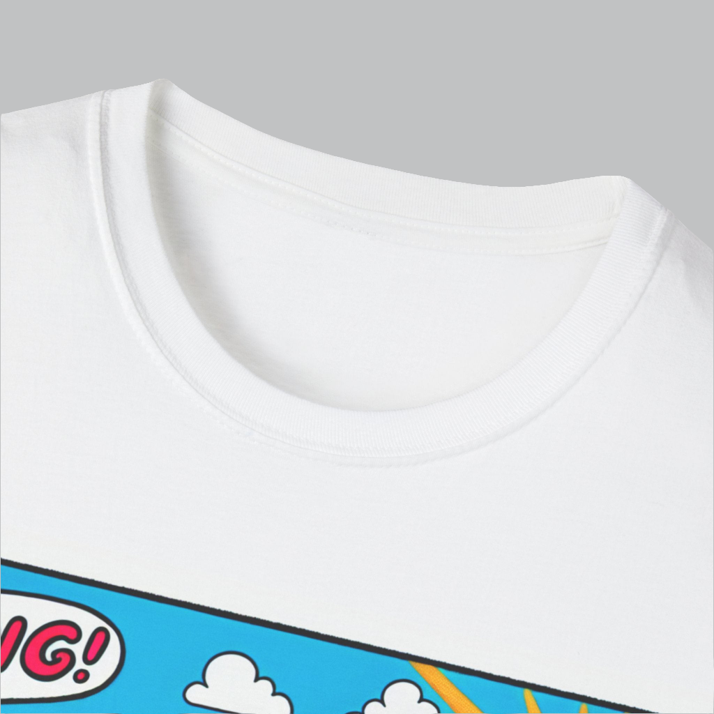 Colourful cartoon dog t-shirt